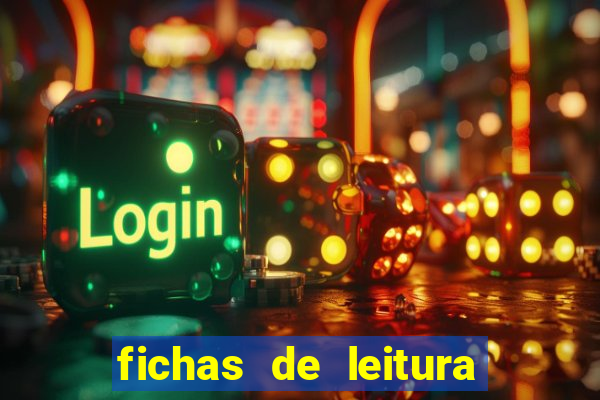 fichas de leitura para alfabetizar
